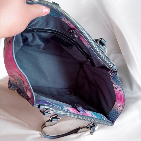 Coach Limited Edition Python Embossed Satchel - Picture 4 of 5